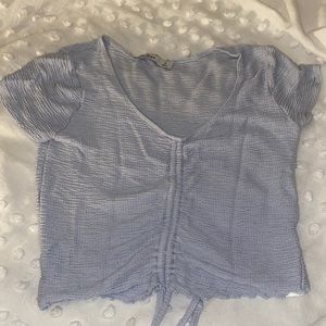 Blue Crop Top - Small
